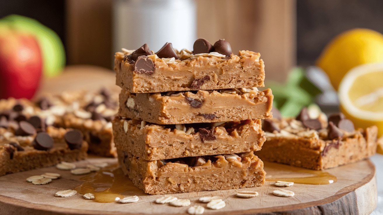 Delicious No-Bake Peanut Butter Oat Bars Recipe - Food Blasts