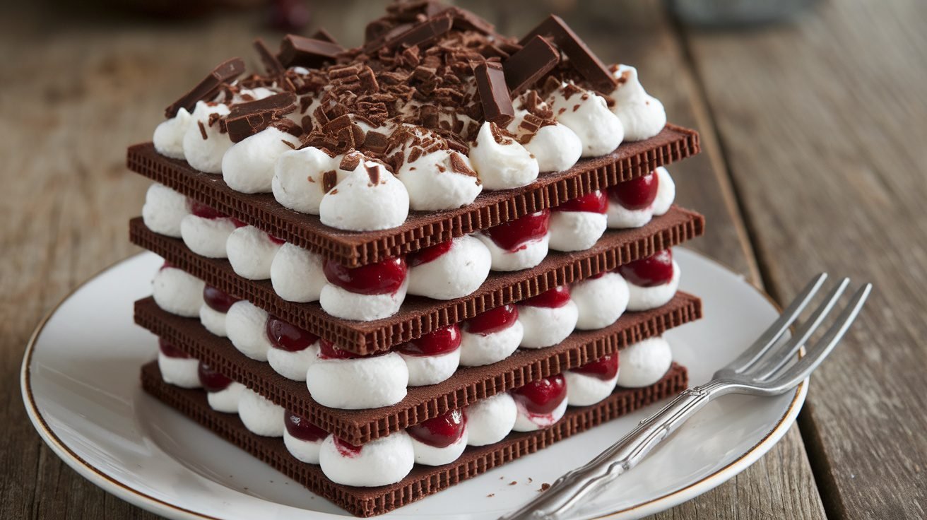 Cherry Icebox Cake Recipe