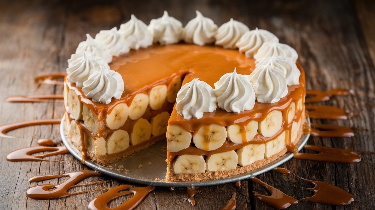 Visual Reference: Caramel Banana Cream Pie Recipe