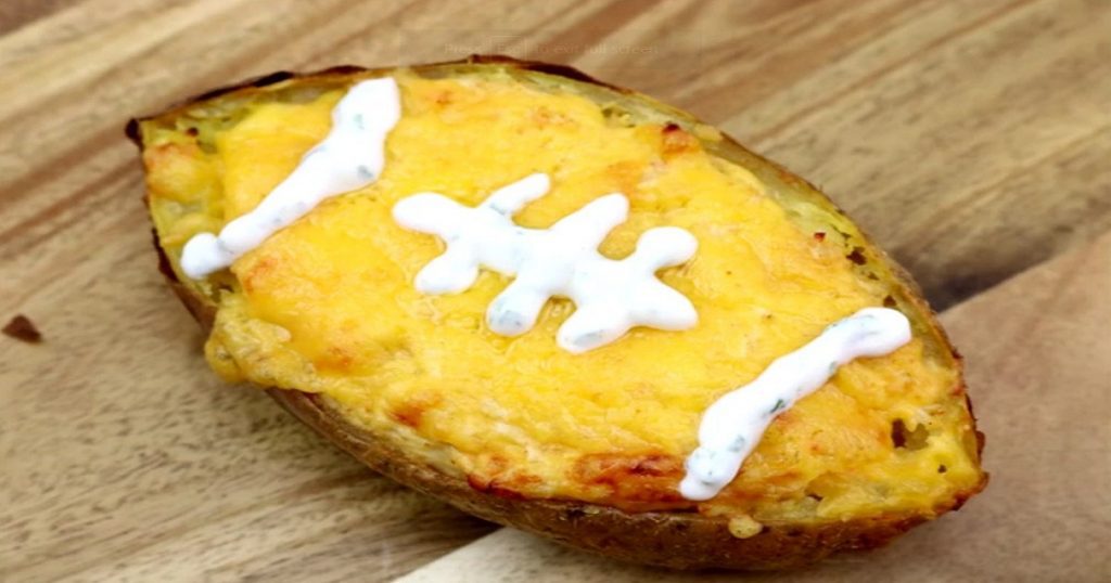 Football Baked Potato Recipe