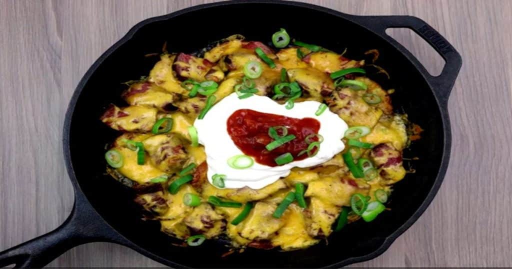 potato steak nachos