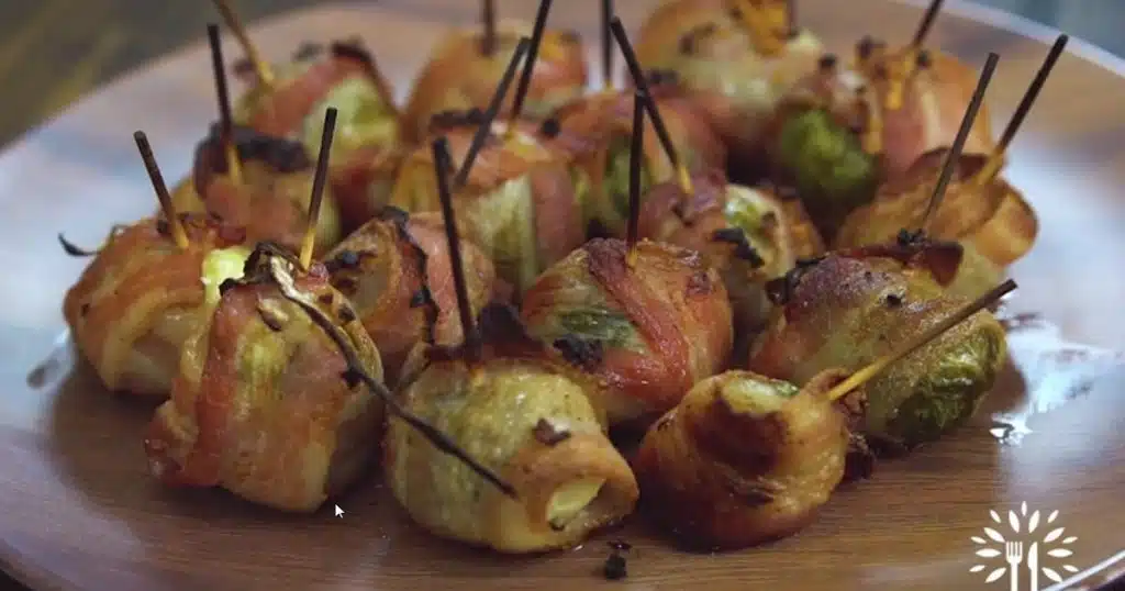 Bacon Wrapped Brussel Sprouts