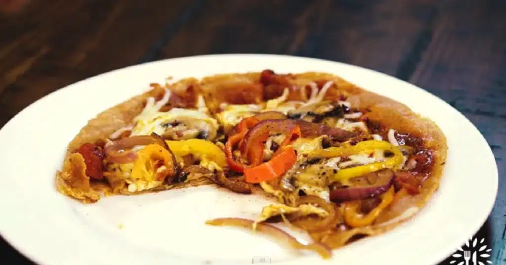 Veggie Tortilla Pizza