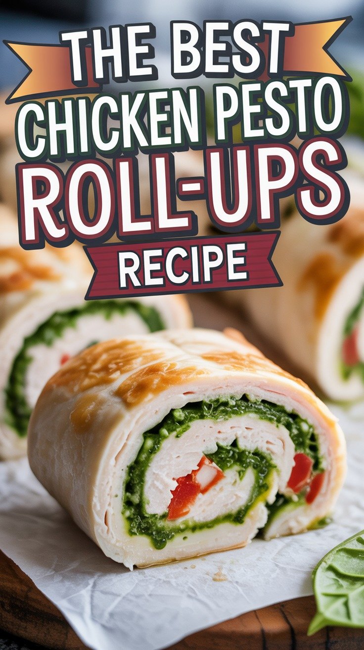 Chicken Pesto Roll-Ups