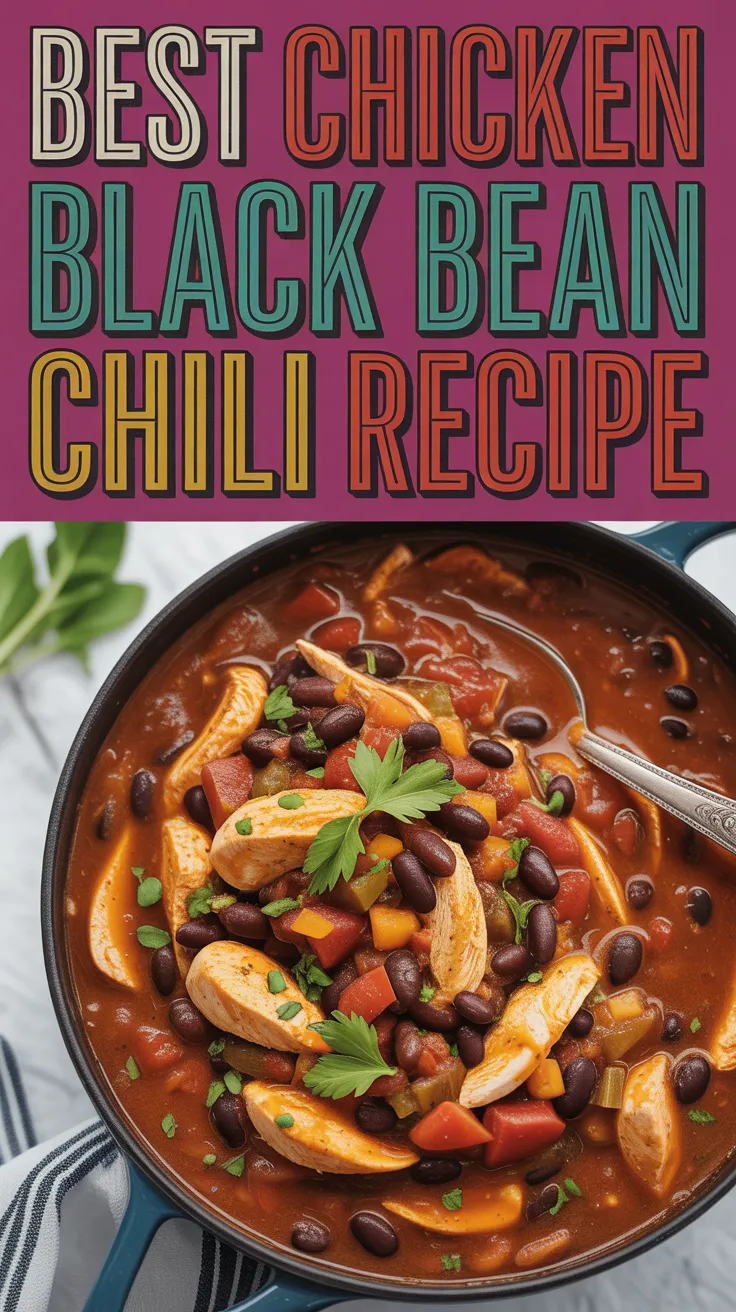 Chicken and Black Bean Chili