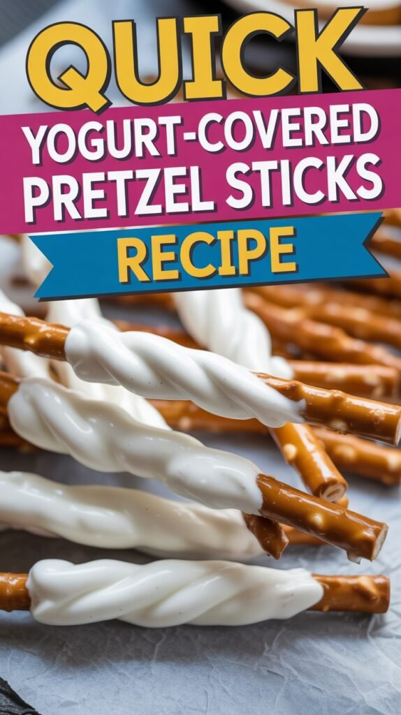 Yogurt-Covered Pretzel Sticks