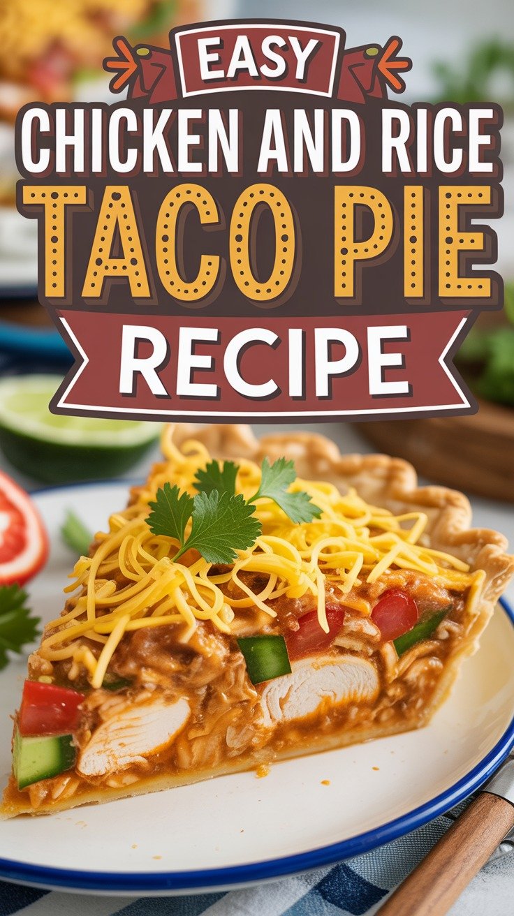 Chicken and Rice Taco Pie
