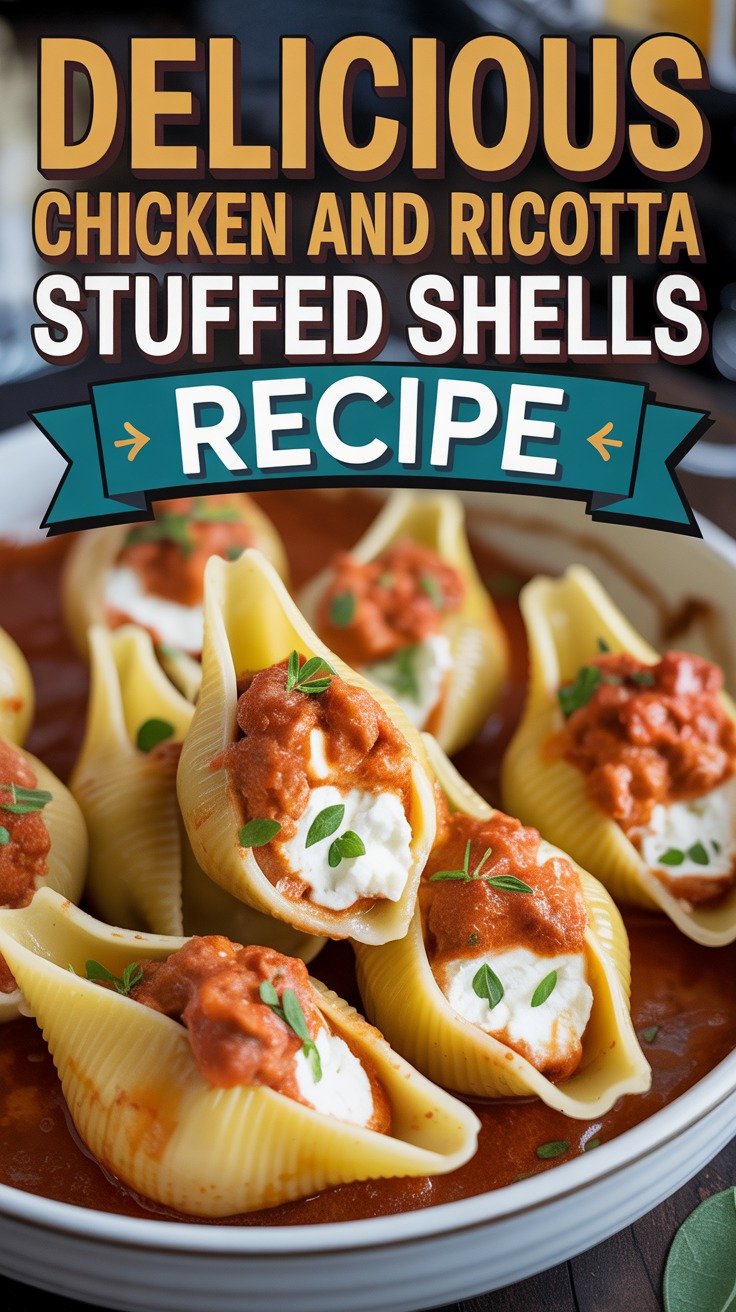 Chicken and Ricotta Stuffed Shells