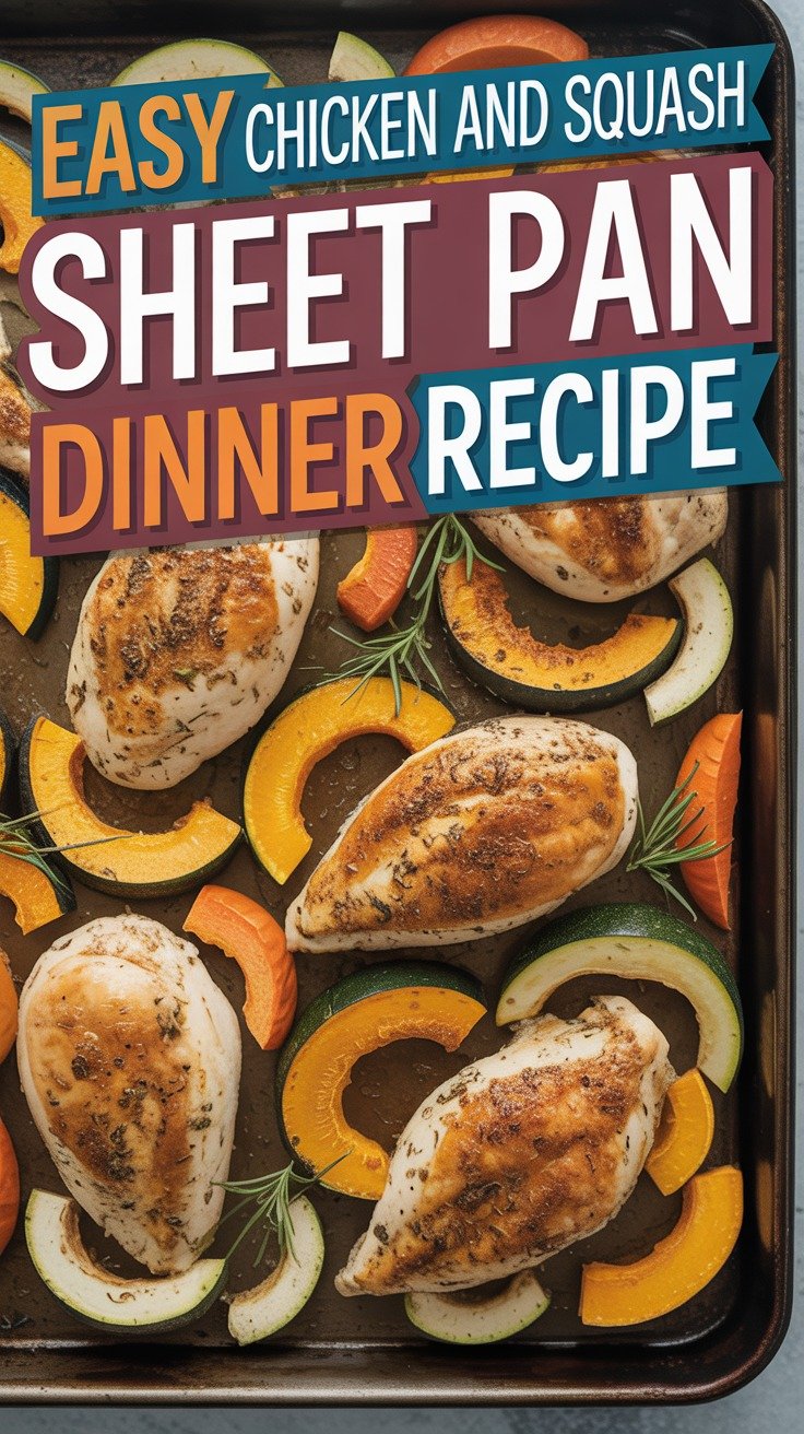 Chicken and Squash Sheet Pan Dinner