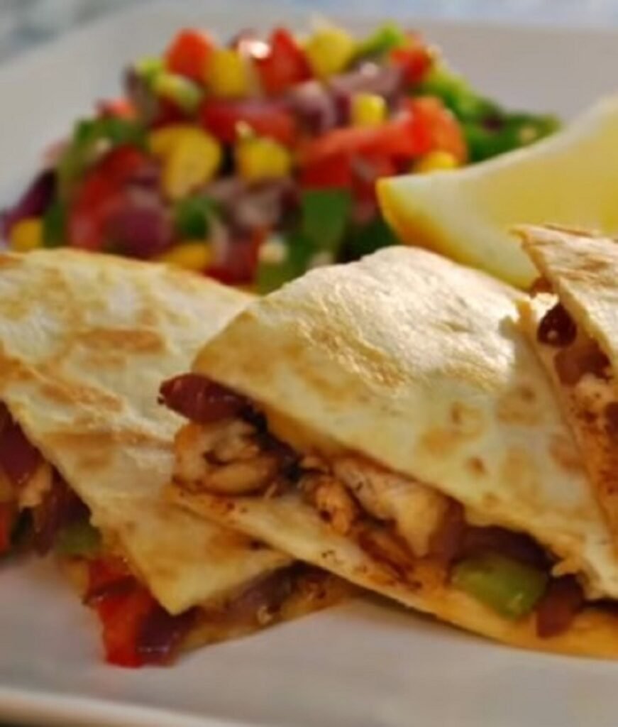 Chicken Caesar Quesadilla Pizzas Recipe