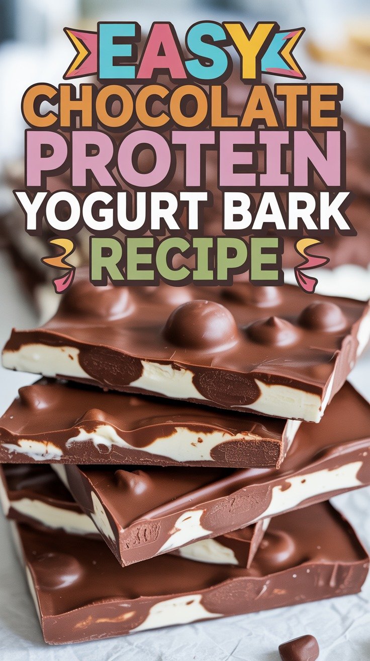 Chocolate Protein Yogurt Bark