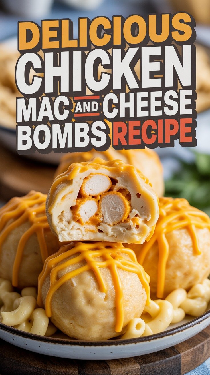 Chicken Mac and Cheese Bombs