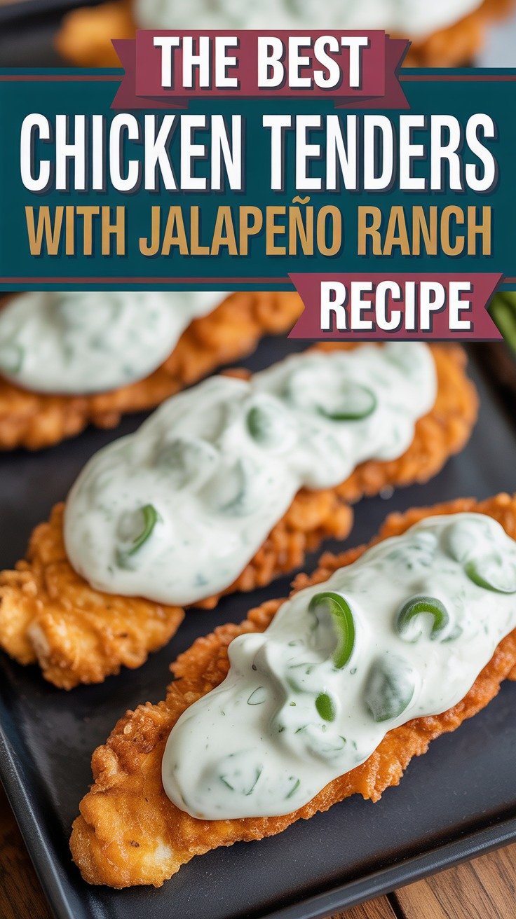 Chicken Tenders with Jalapeño Ranch
