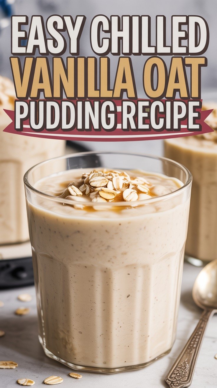 Chilled Vanilla Oat Pudding