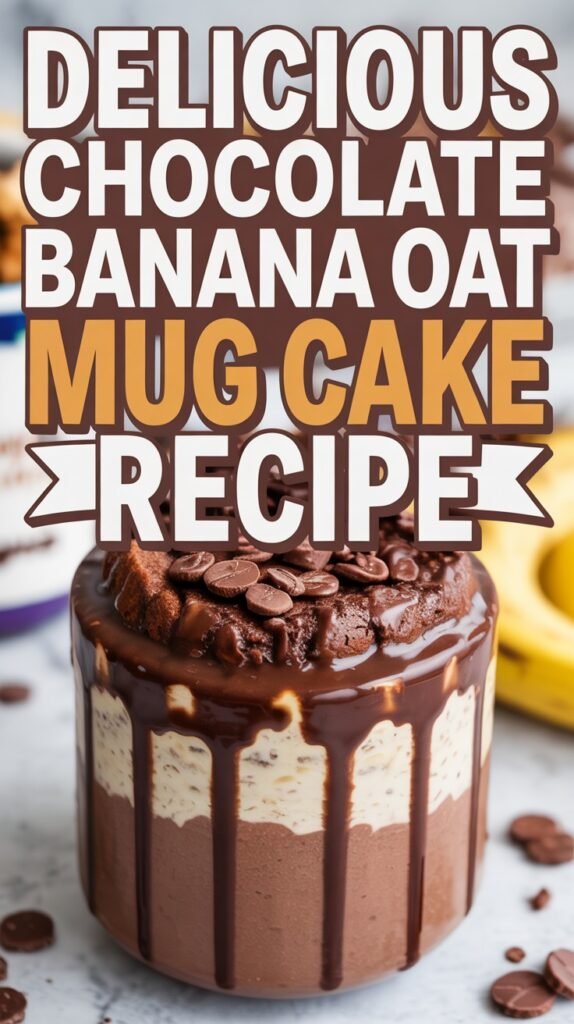 Chocolate Banana Oat Mug Cake