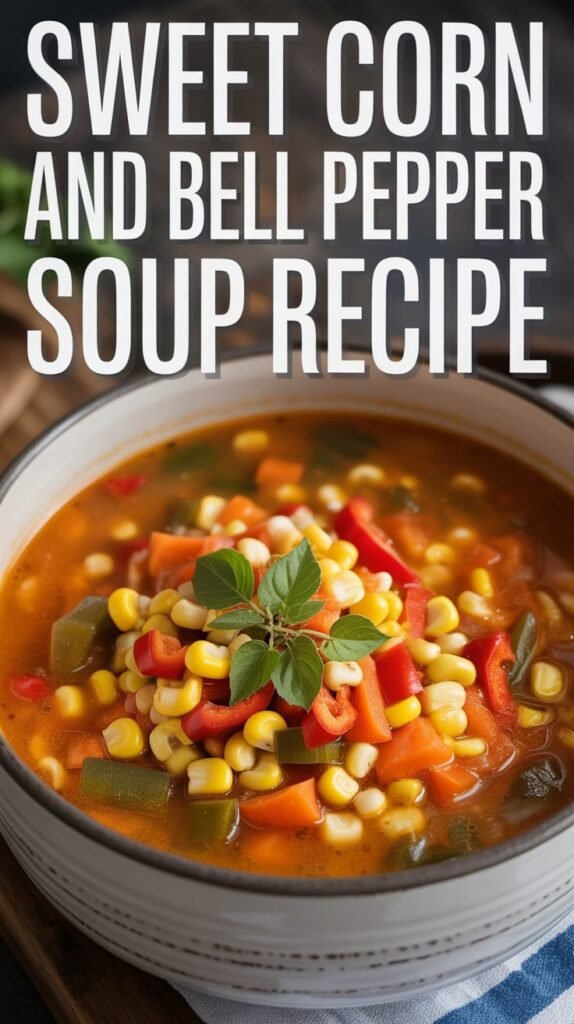 Sweet Corn and Bell Pepper Soup
