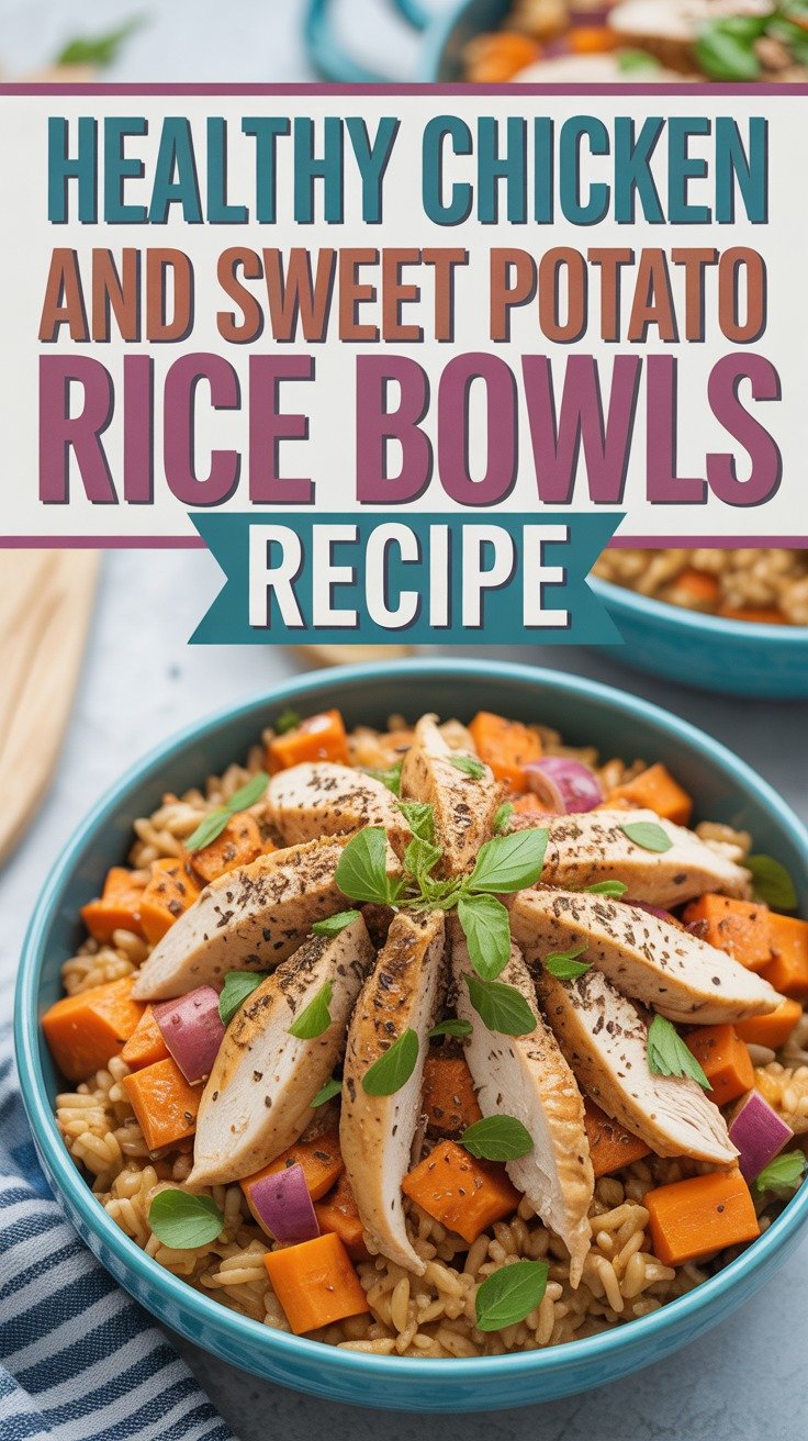 Chicken and Sweet Potato Rice Bowls