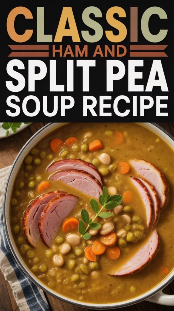 Classic Ham and Split Pea Soup