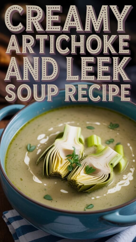Creamy Artichoke and Leek Soup