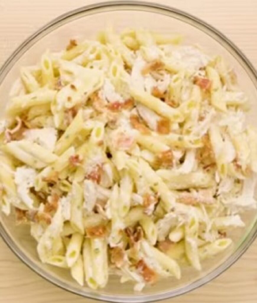 Creamy Chicken Ranch Pasta Salad Recipe