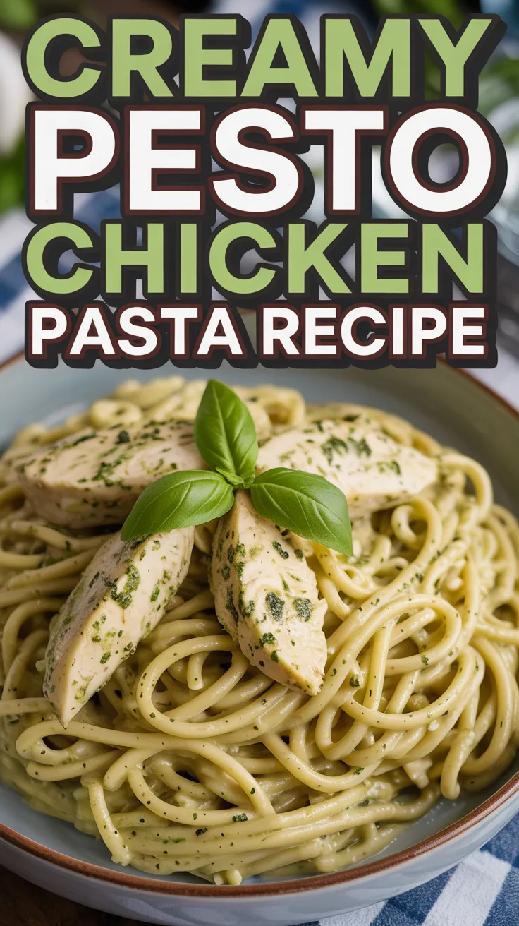 Creamy Pesto Chicken Pasta