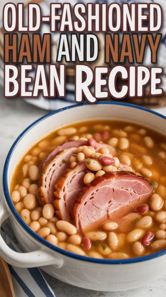 Old-Fashioned Ham and Navy Bean Soup