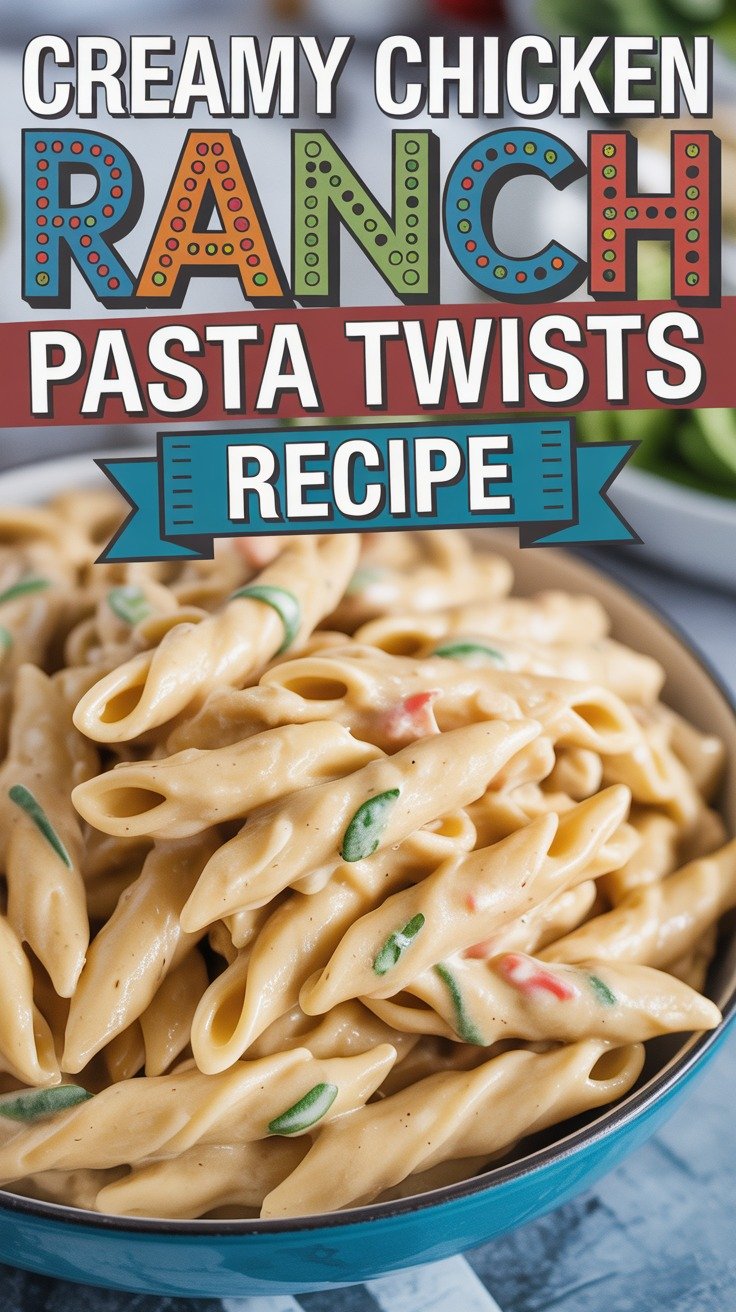 Chicken Ranch Pasta Twists