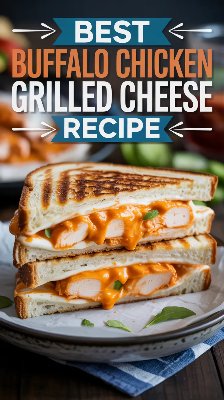 Buffalo Chicken Grilled Cheese