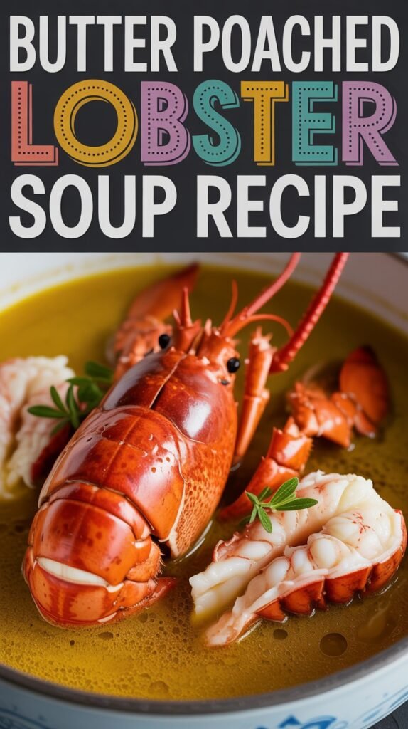 Butter Poached Lobster Soup