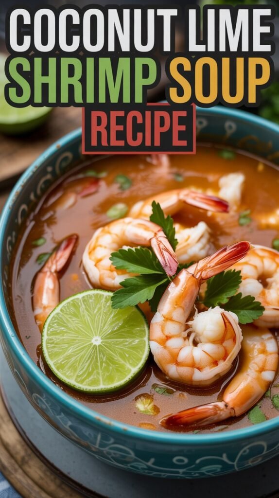 Coconut Lime Shrimp Soup