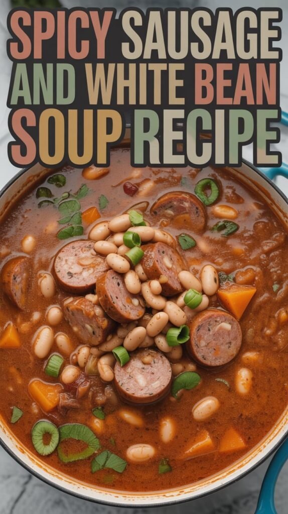 Spicy Sausage and White Bean Soup