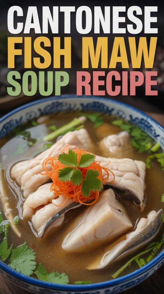 Cantonese Fish Maw Soup
