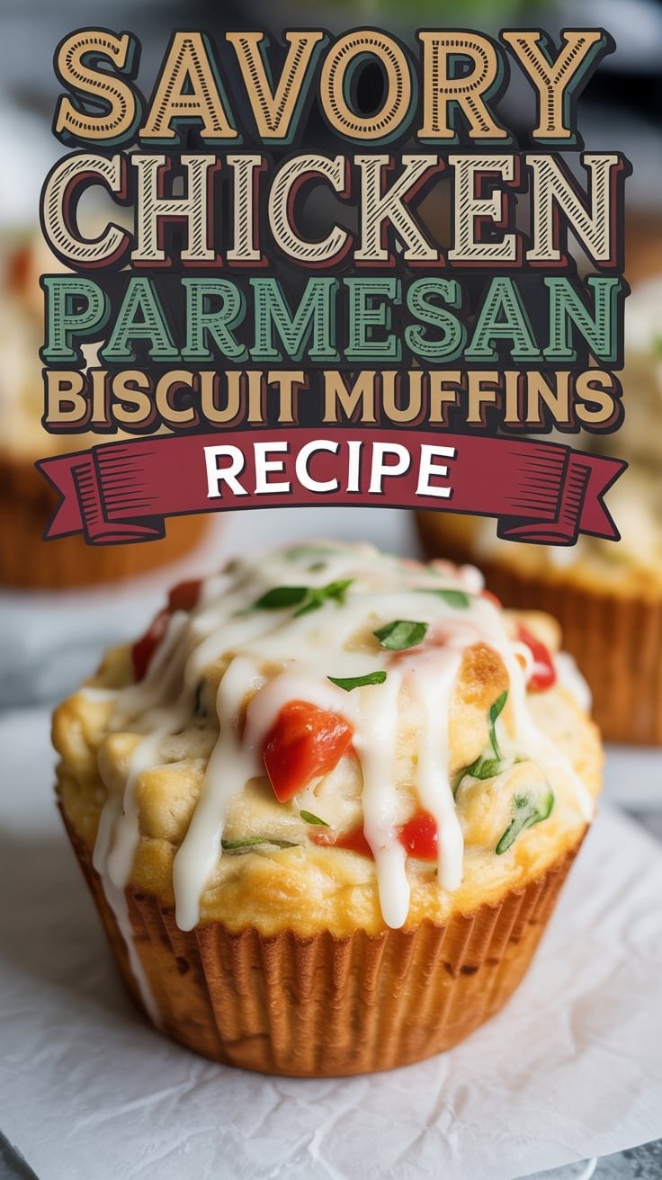 Chicken Parmesan Biscuit Muffins