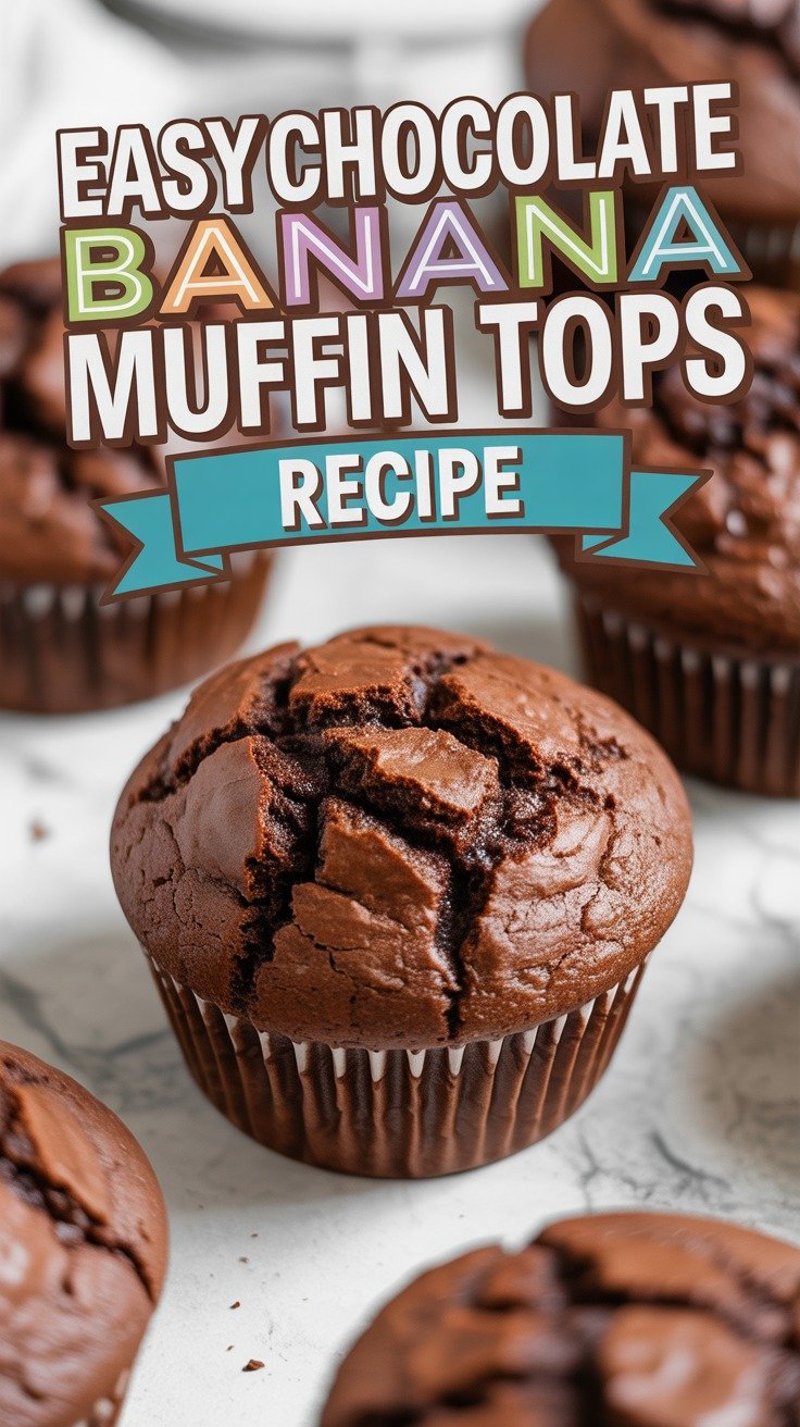 Chocolate Banana Muffin Tops