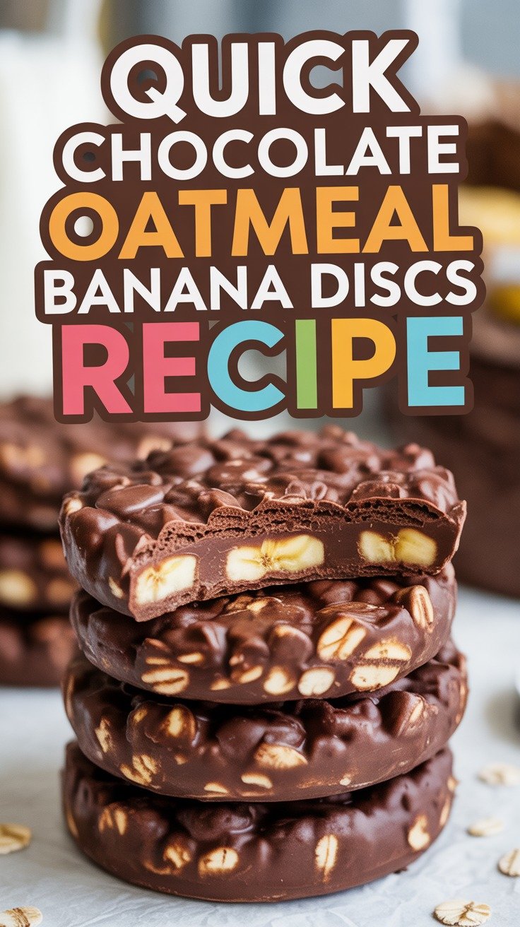 Chocolate Oatmeal Banana Discs