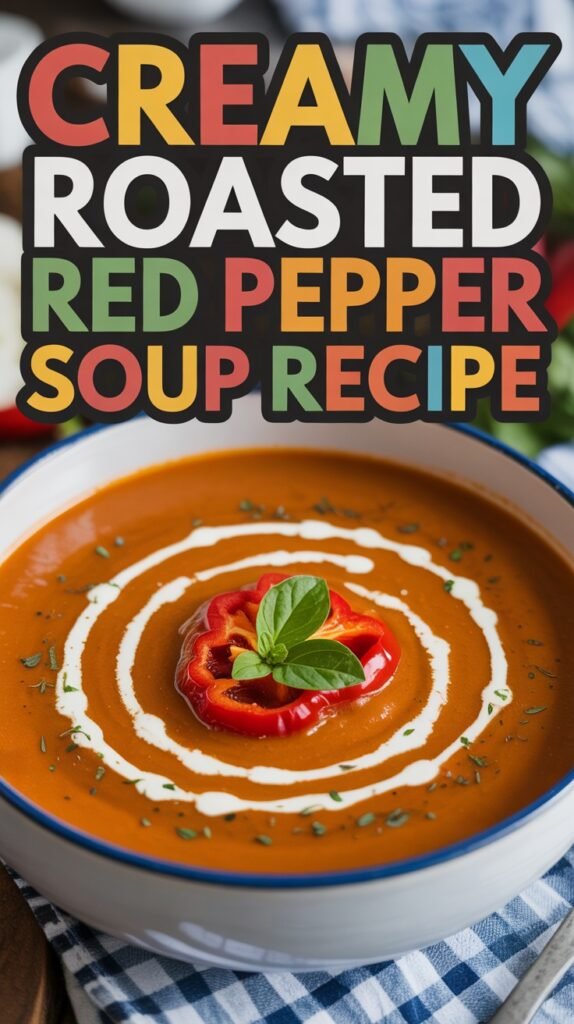 Creamy Roasted Red Pepper Soup