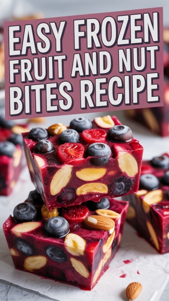 Frozen Fruit and Nut Bites
