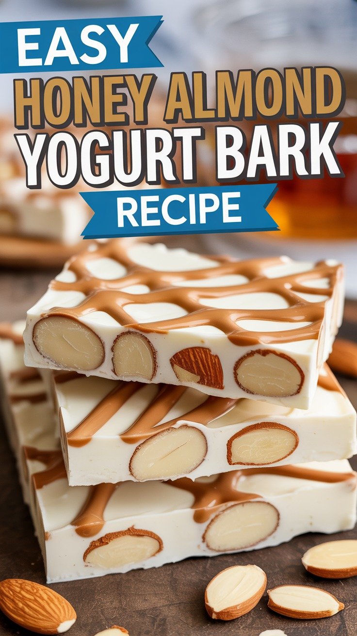 Honey Almond Yogurt Bark