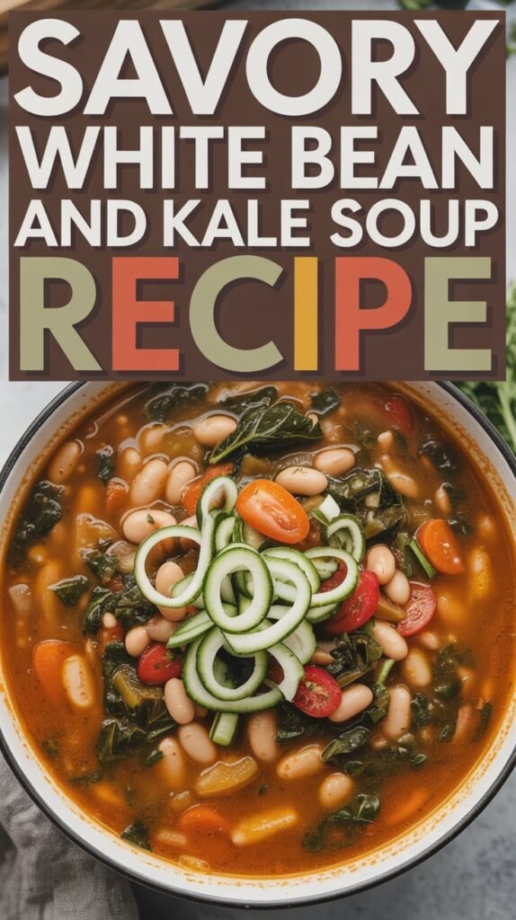 Savory White Bean and Kale Soup