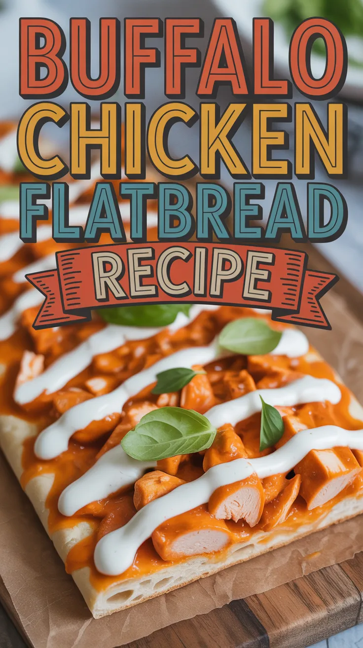 Buffalo Chicken Flatbread