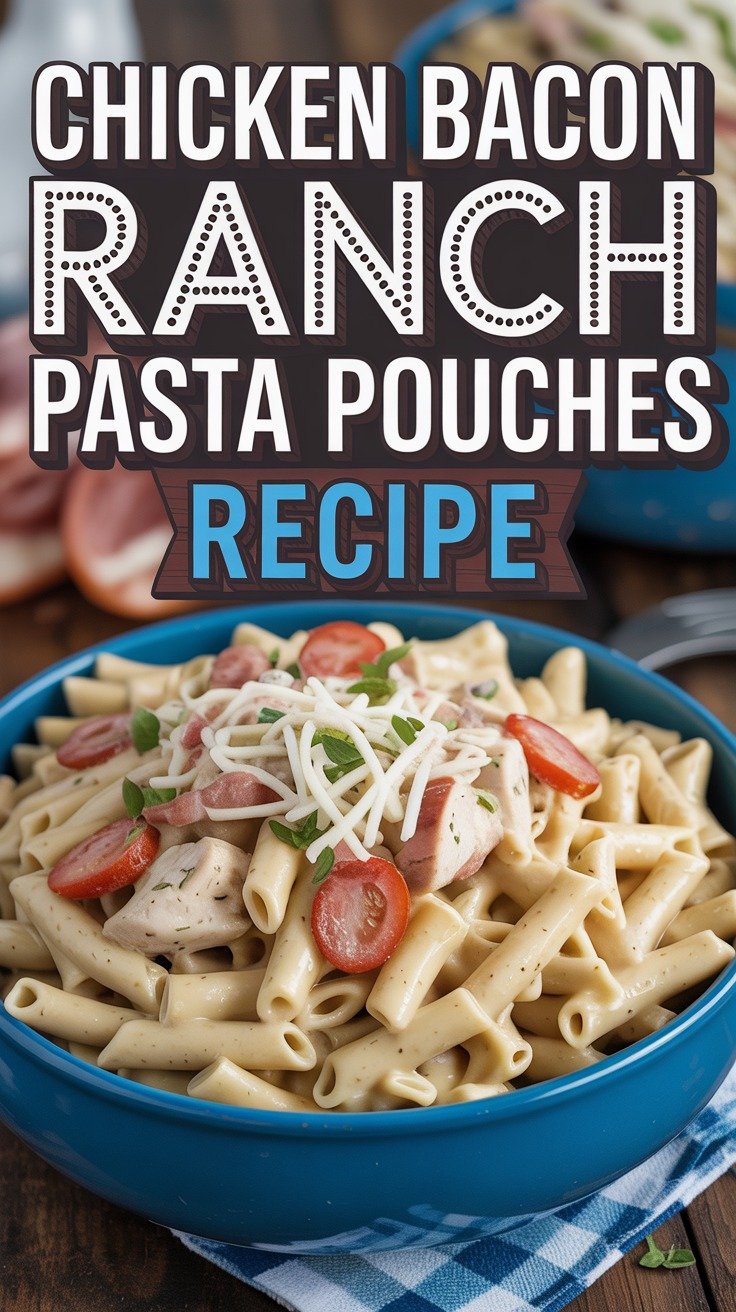 Chicken Bacon Ranch Pasta Pouches