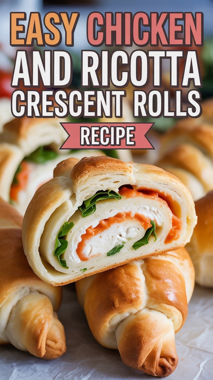 Chicken and Ricotta Crescent Rolls