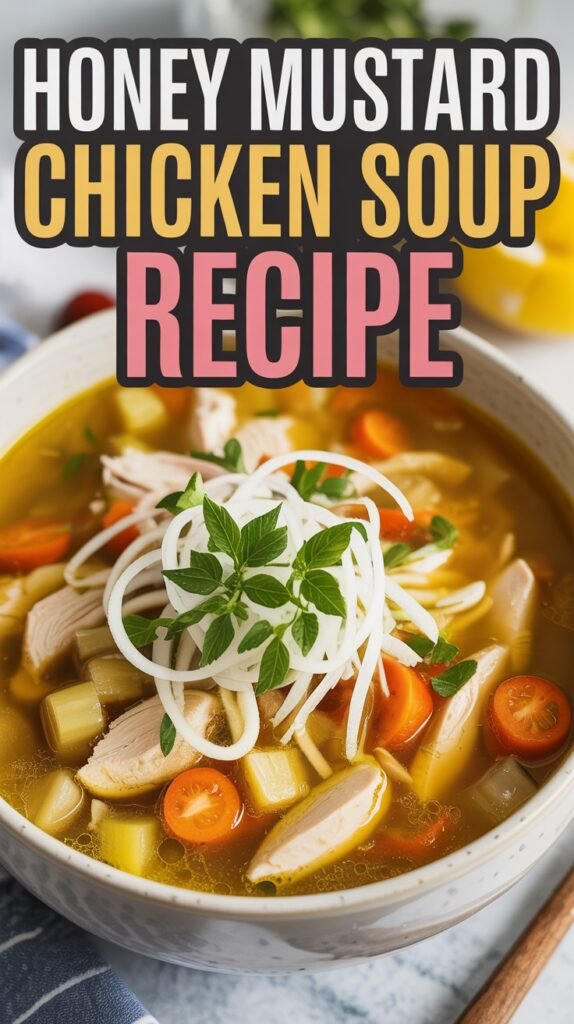 Honey Mustard Chicken Soup