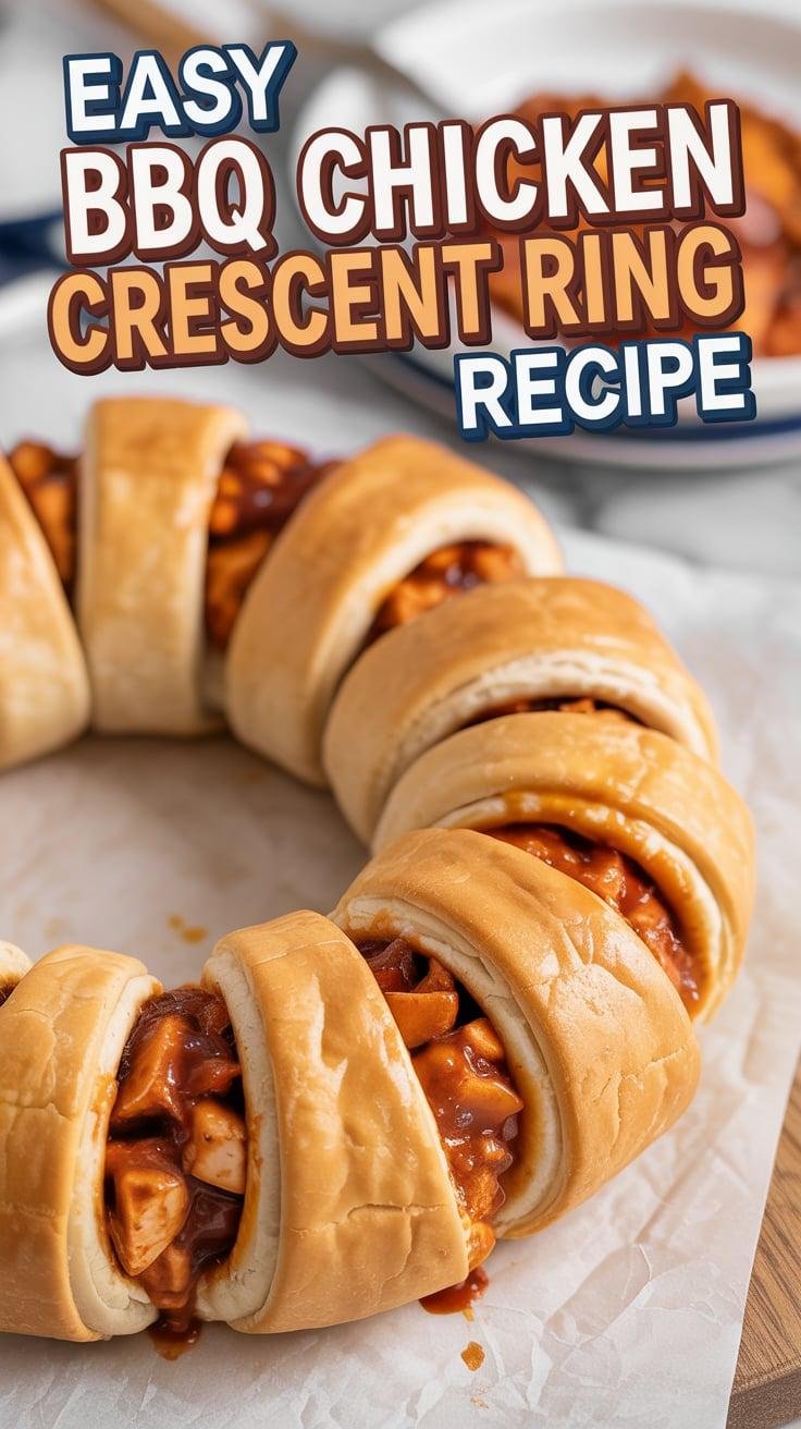 BBQ Chicken Crescent Ring