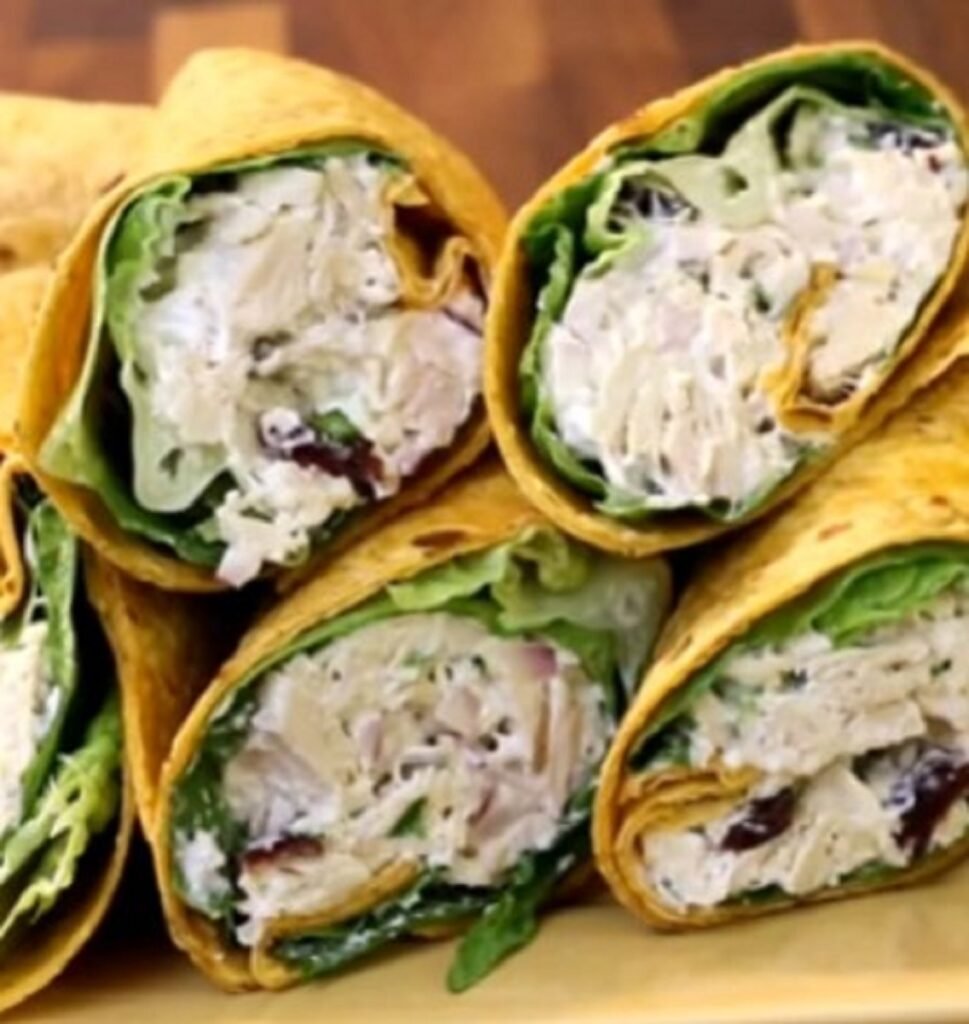 Chicken and Cranberry Stuffed Wraps Recipe