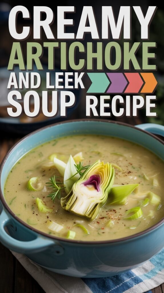 Creamy Artichoke and Leek Soup