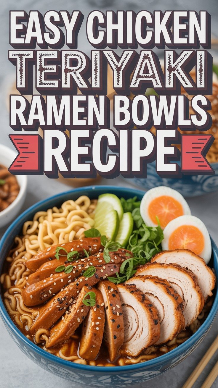 Chicken Teriyaki Ramen Bowls