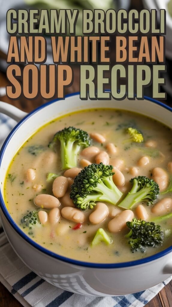 Creamy Broccoli and White Bean Soup
