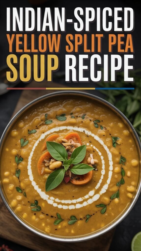 Indian-Spiced Yellow Split Pea Soup