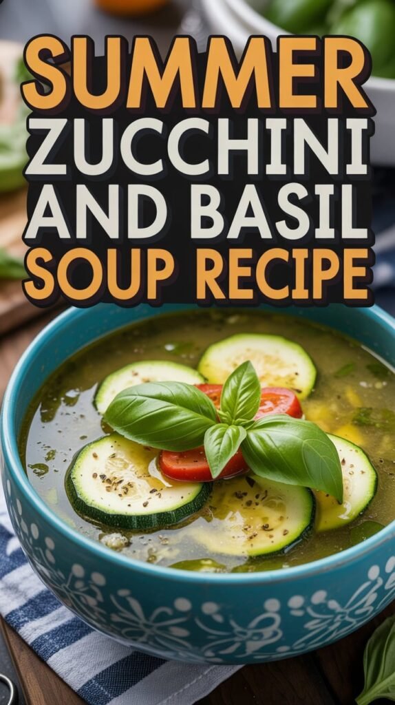Summer Zucchini and Basil Soup